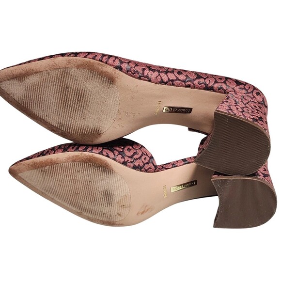 Louise et Cie JOLON Pointed Toe Block Heel Pumps Shiraz Multi Pattern Size 9.5 - Picture 8 of 8